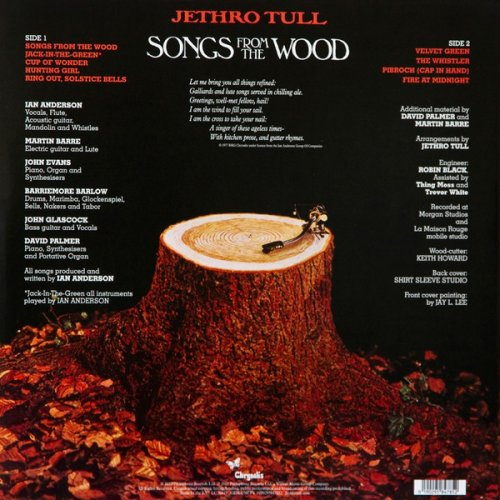 Jethro Tull - Songs From The Wood (Reissue, 2017) LP