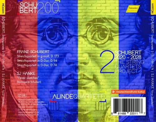 Alinde Quartett - Schubert 2020-2028: The String Quartets Project, Vol. 2 (2022) [Hi-Res]