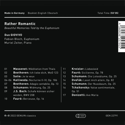 Duo Giovivo, Fabian Bloch, Muriel Zeiter - Rather Romantic (2022) [Hi-Res]