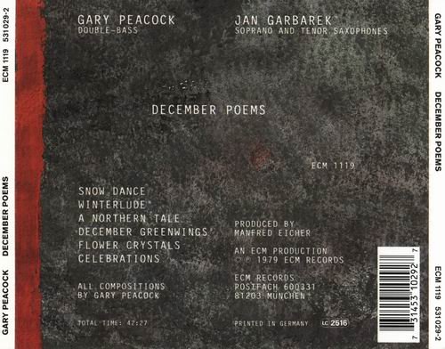 Gary Peacock - December Poems (1979)