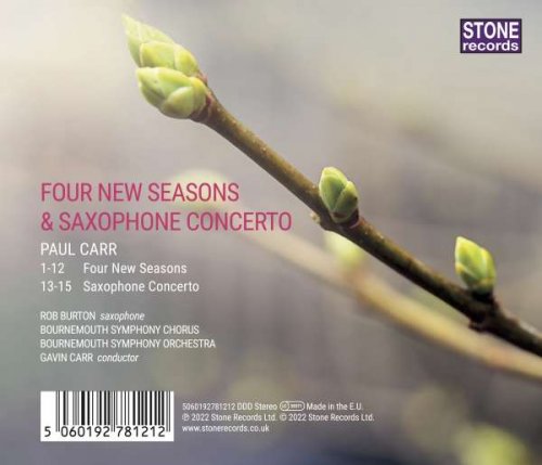 Bournemouth Symphony Chorus - Paul Carr: Four New Seasons & Saxophone Concerto (2022)