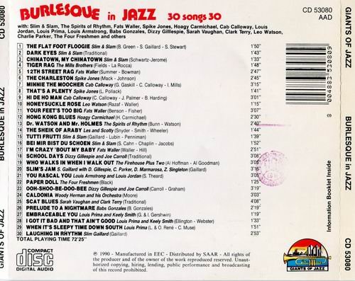 VA - Burlesque in Jazz (1990)