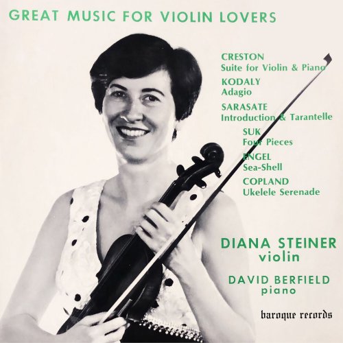 Diana Steiner, David Berfield - Great Music For Violin Lovers (1974) [Hi-Res]