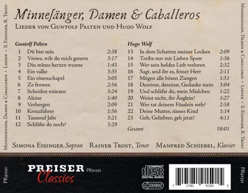 Simona Eisinger - Minnesänger, Damen & Caballeros (2022)