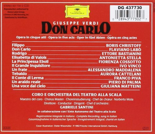 Gabriele Santini - Verdi: Don Carlo (1961) [1992]