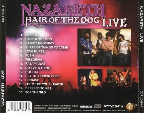 Nazareth - Hair Of The Dog Live (2008)