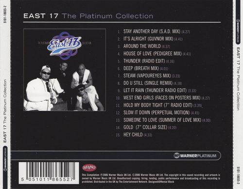 East 17 - The Platinum Collection (2006) CD-Rip