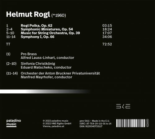 Various Artists - Helmut Rogl: Orchestral Works (2022)