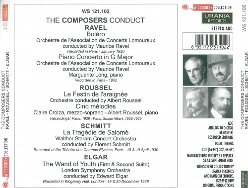 VA - The Composers Conduct: Ravel: Bolero/Piano Concerto/...  (2010)