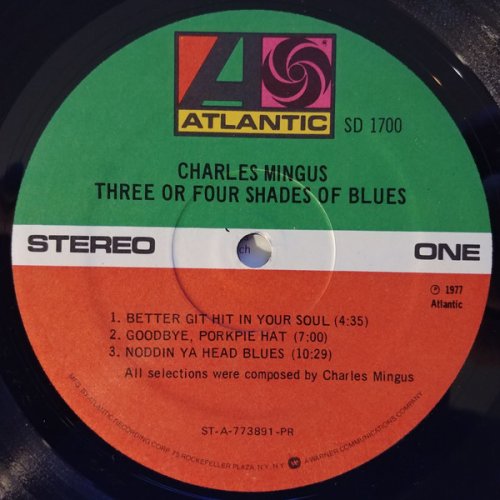 Charles Mingus - Three Or Four Shades Of Blues (1977) LP