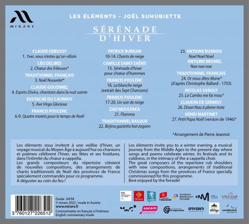 Les Éléments & Joël Suhubiette - Sérénade d'hiver (2022) [Hi-Res]