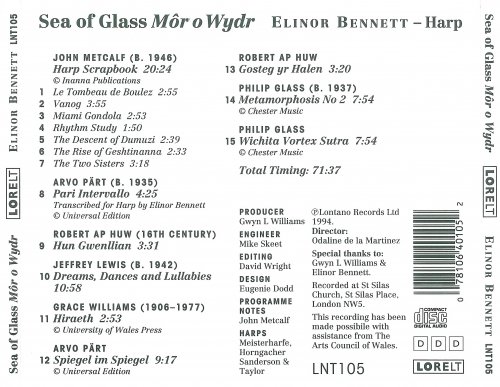 Elinor Bennett - Môr o Wydr (1994)