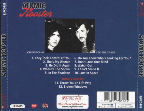 Atomic Rooster - Atomic Rooster (1980/2005, SJPCD 188, RE, RM, UK) [CD-Rip]