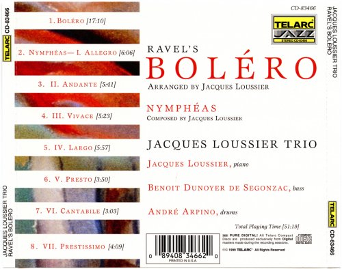 Jacques Loussier Trio - Ravel's Boléro (1999) CD-Rip