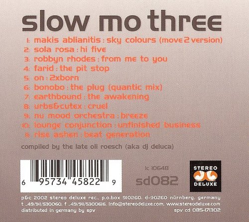 VA - Slow Mo Three (2002) CDRip FLAC