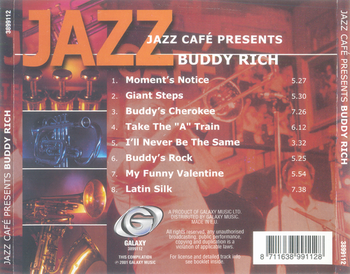 Buddy Rich - Jazz Cafe Presents Buddy Rich (2001)