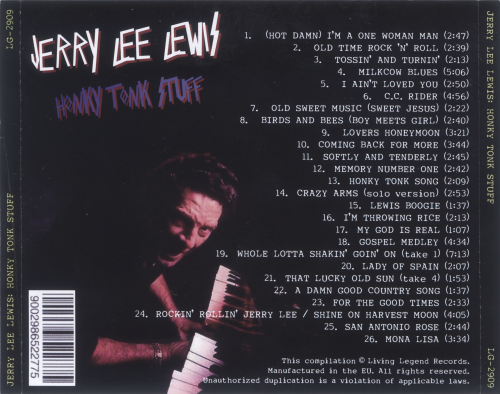 Jerry Lee Lewis - Honky Tonk Stuff: A Collection of Rare and Unreleased Recordings (2009)