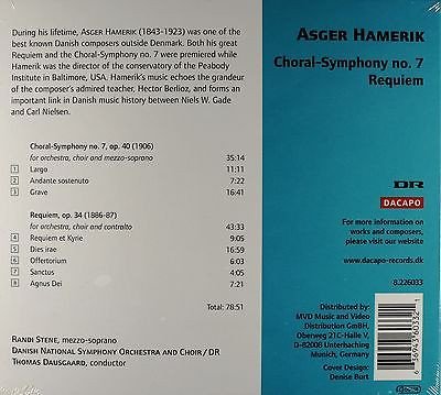 Asger Hamerik, Randi Stene, Danish National Symphony Orchestra - Hamerik: Choral-Symphony No.7 & Requiem (2006)