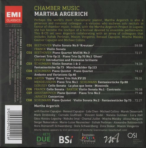 Martha Argerich - Martha Argerich Edition: Chamber Music (8CD) (2011) CD-Rip