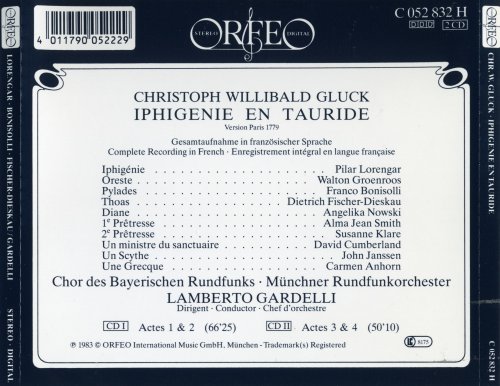 Lamberto Gardelli - Gluck: Iphigénie en Tauride (1982) [2CD]