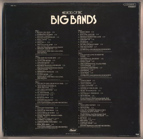 VA - Masters Of The Big Bands (4LP Box) (1986)