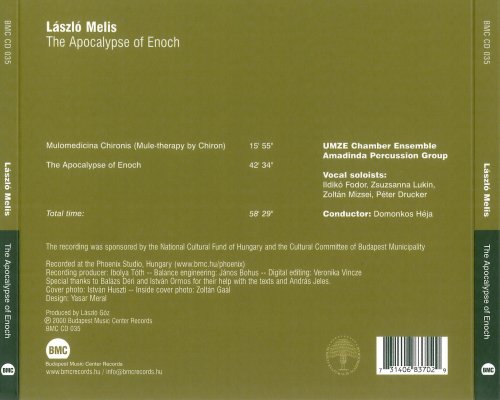 Umze Chamber Ensemble & Amadinda Percussion Group - Melis: The Apocalypse of Enoch & Mulomedicina Chironis (2000)