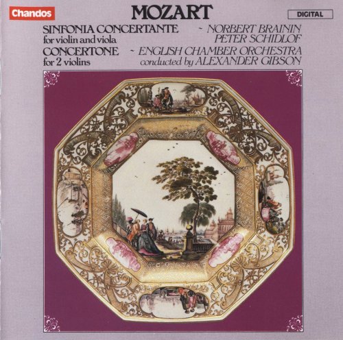 English Chamber Orchestra, Sir Alexander Gibson - Mozart: Sinfonia concertante K.361, Concertone K.190 (1984) CD-Rip