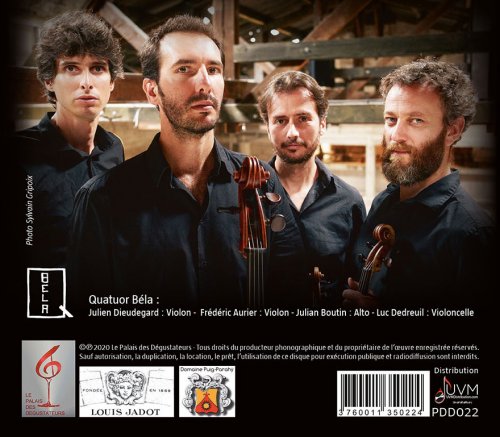 Quatuor Béla, Julien Dieudegard, Frédéric Aurier, Julian Boutin, Luc Dedreuil - Debussy - Magnard: Quatuors à cordes (2020)