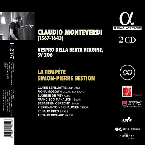 La tempête, Simon-Pierre Bestion - Monteverdi: Vespro (2019) [Hi-Res]