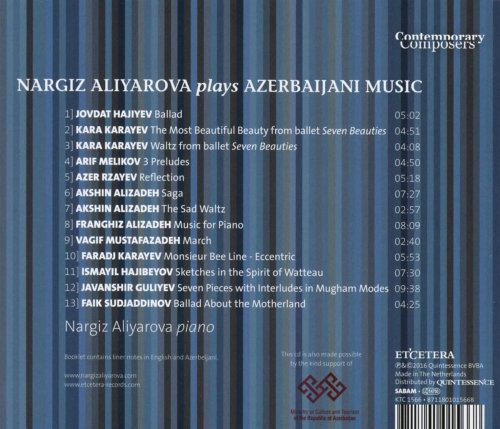 Nargiz Aliyarova - Hajiyev & Karayev & Melikov & Rzayev & Alizadeh & Mustafazadeh: Azerbaijani Music (2017)