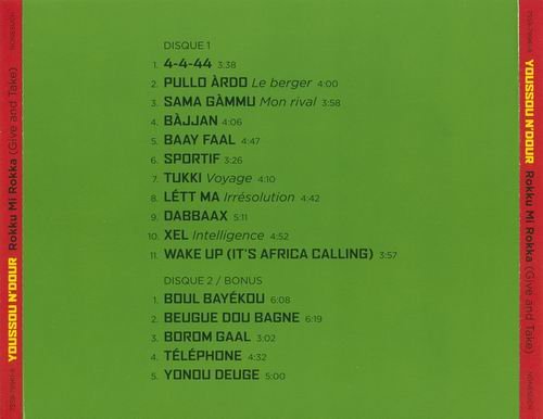 Youssou N'Dour - Rokku Mi Rokka (Give and Take) (2007) CD Rip