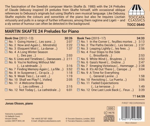 Jonas Olsson - Skafte: 24 Preludes for Piano (2022) [Hi-Res]