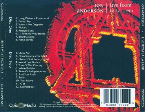 Jon Anderson - Live From La La Land (2006)