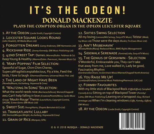 Donald Mackenzie - Donald MacKenzie: It's the Odeon! (2022)