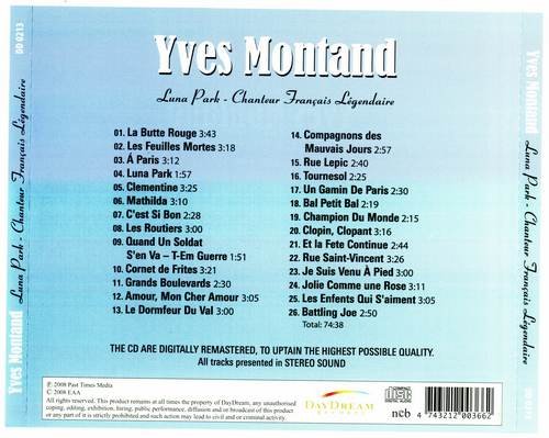 Yves Montand - Luna Park (2008) CD-Rip