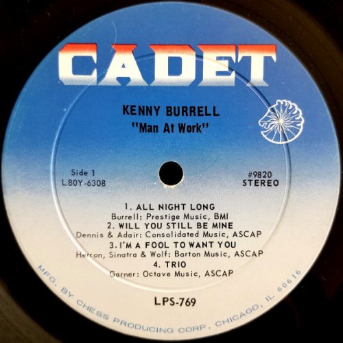 Kenny Burrell - Man at Work (1966) LP