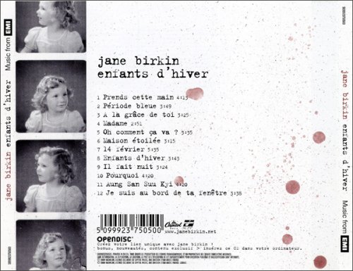 Jane Birkin - Enfants d'hiver (2008) CD-Rip