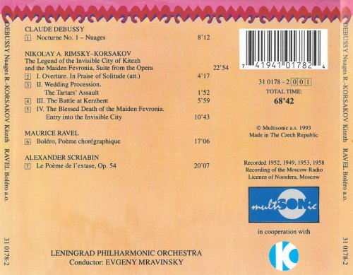 Evgeny Mravinsky & Leningrad Philarmonic Orchestra - Russian Treasure (1993)