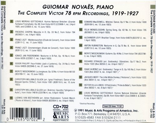 Guiomar Novaes - The Complete Victor 78s (1991)