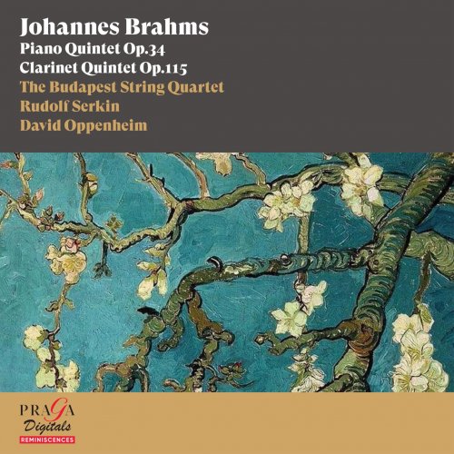 The Budapest String Quartet & Rudolf Serkin - Johannes Brahms: Piano Quintet, Clarinet Quintet (2022) [Hi-Res]