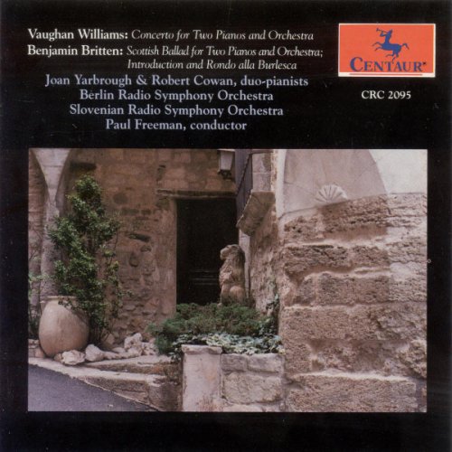 Joan Yarbrough, Robert Cowan & Paul Freeman - Vaughan Williams: Concerto for Two Pianos (1991)