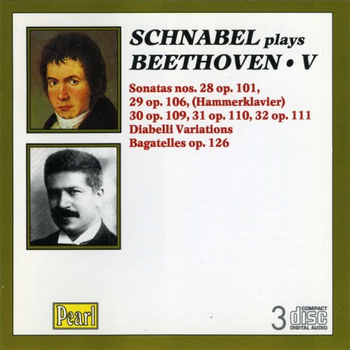 Artur Schnabel - Schnabel Plays Beethoven vol. 5 (1994) [3CD]