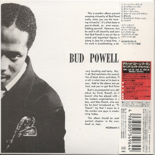 Bud Powell - Piano Solos (1952) [2003 David Stone Martin 10 Inch Collector's Selection]