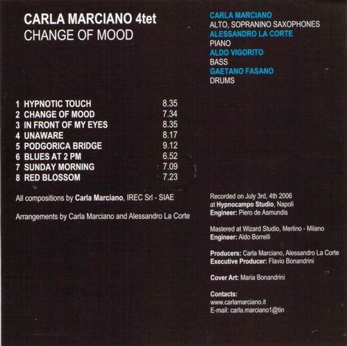 Carla Marciano Quartet - A Strange Day (2005)