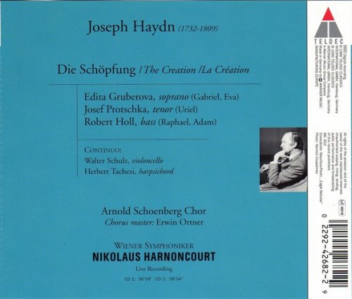 Wiener Symphoniker, Nikolaus Harnoncourt - Haydn: Die Schöpfung (1996) CD-Rip