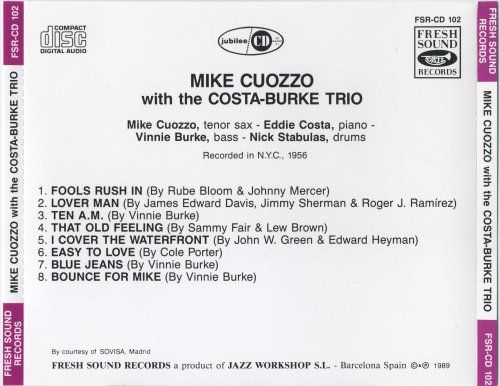 Mike Cuozzo - Mike Cuozzo With The Costa Burke Trio (1956) [1989]