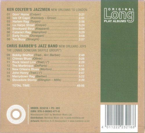 Ken Colyer's Jazzmen, Chris Barber's Jazz Band - New Orleans To London / New Orleans Joys (2007) [Original Long Play Albums]
