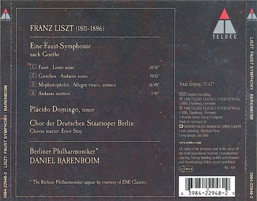 Placido Domingo, Daniel Barenboim - Liszt: Faust - Symphonie (1998)