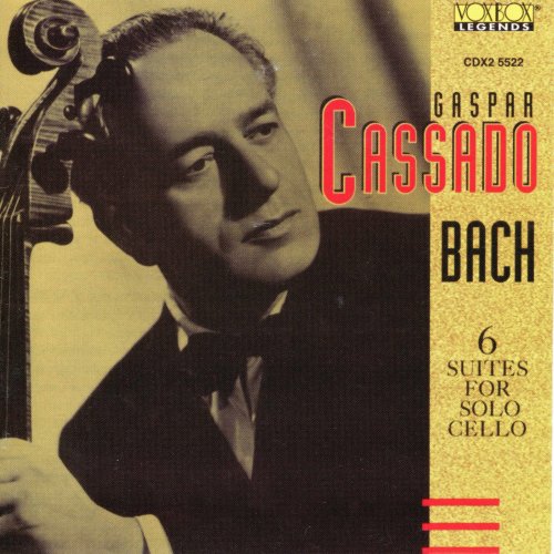 Gaspar Cassado - Bach: 6 Suites for Solo Cello (1996)