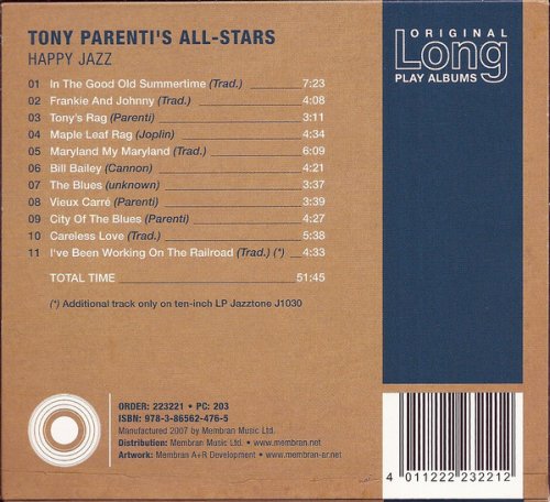 Tony Parenti's All Stars - Happy Jazz (2007)